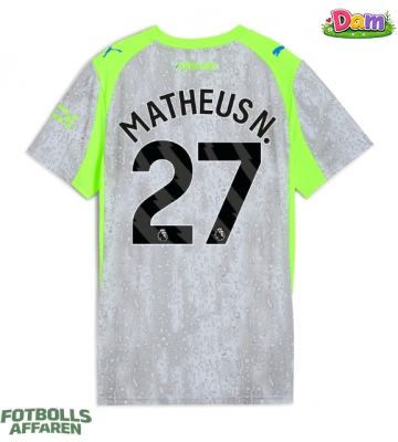 Manchester City Matheus Nunes #27 Tredje Tröja Kvinnor 2025-26 Kortärmad